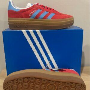 adidas Gazelle Red and Blue Women's Shoes